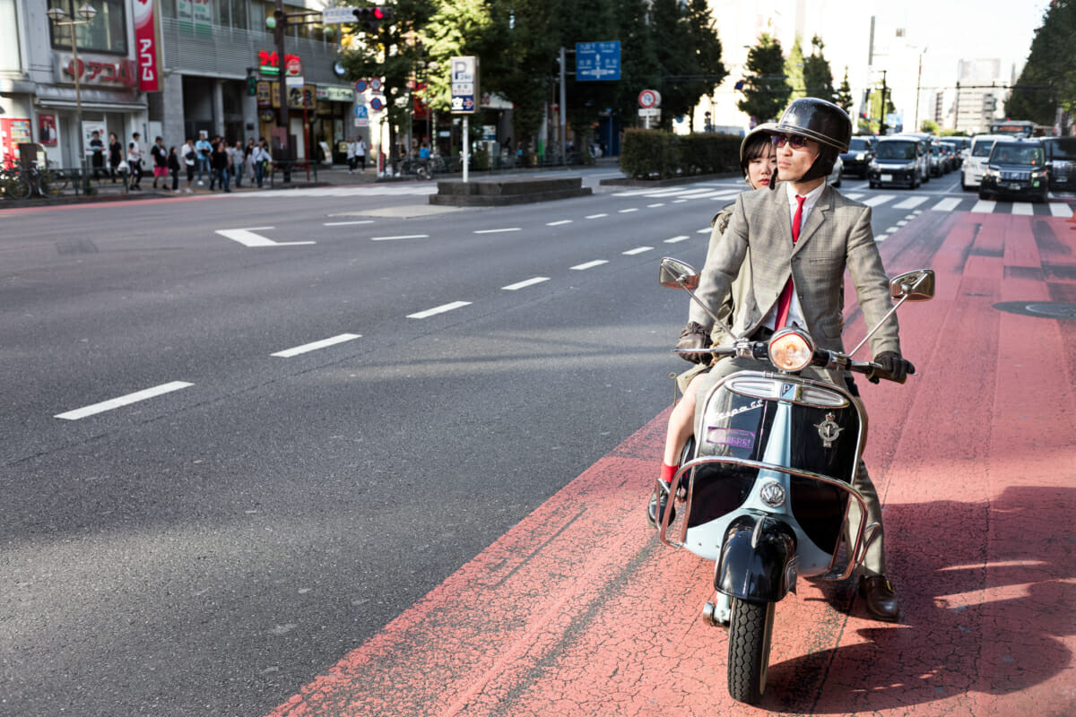 a Japanese mod in tokyo