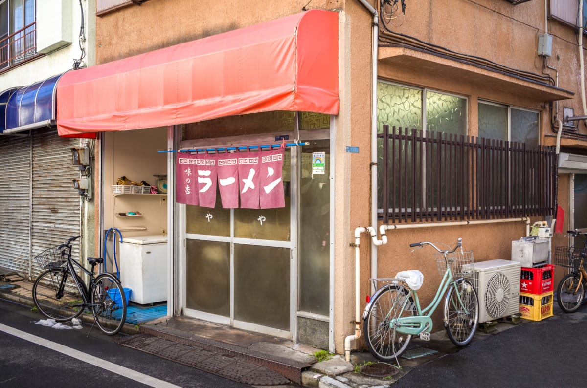 The simplicity of an old Tokyo ramen restaurant