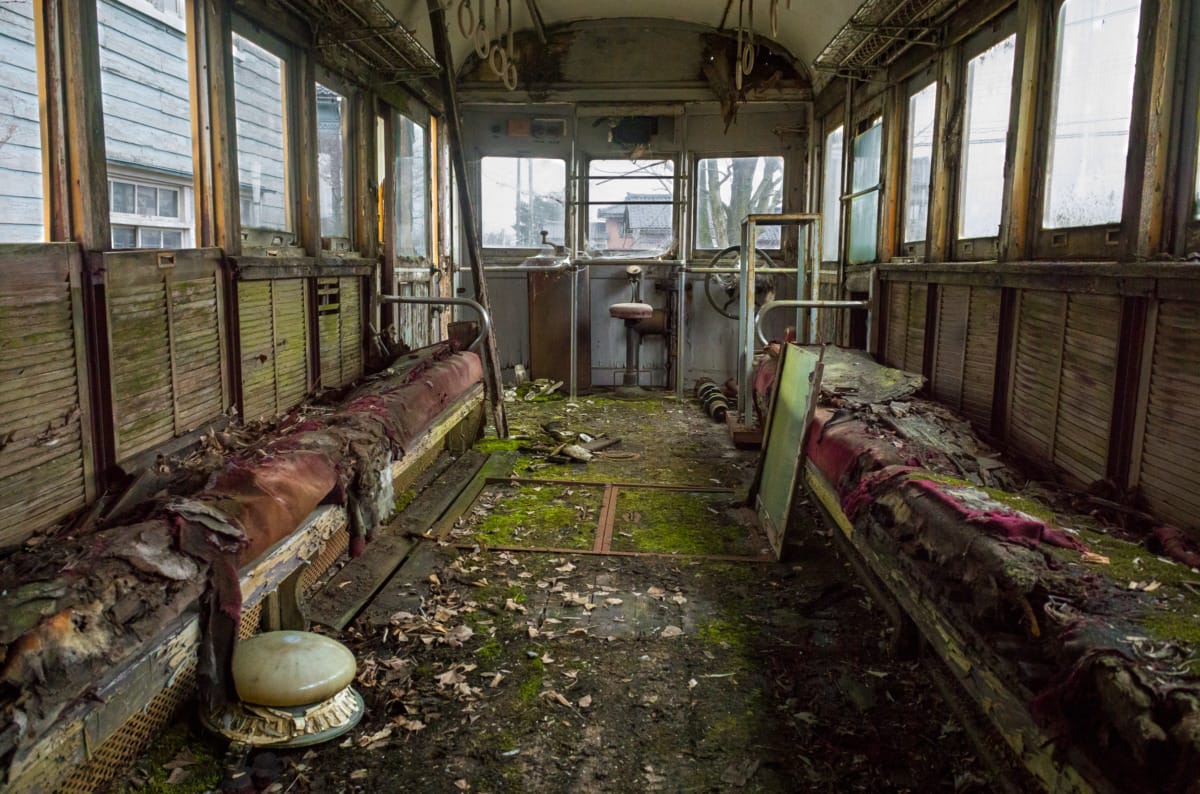 abandoned and beautifully decayed old train