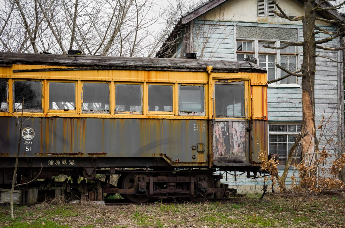 abandoned and beautifully decayed old train