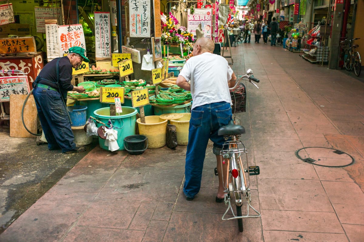 elderly Tokyo pickle shop owner