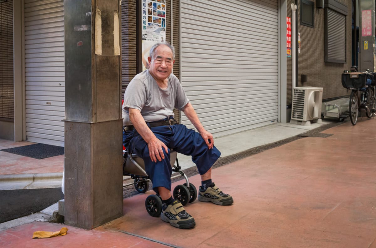 elderly Tokyo pickle shop owner