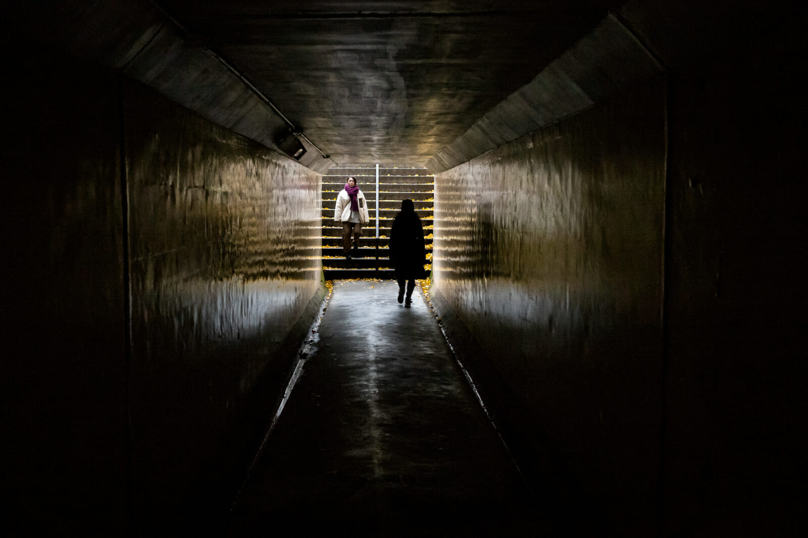 ginza underpass tunnel nocturne