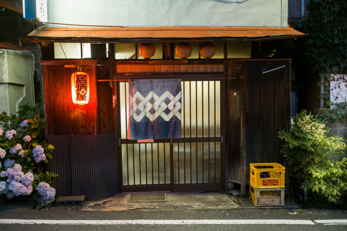 The end of a little Tokyo bar