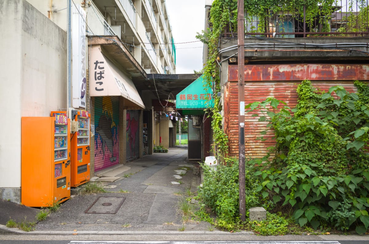 An old and mostly shuttered Tokyo shopping centre