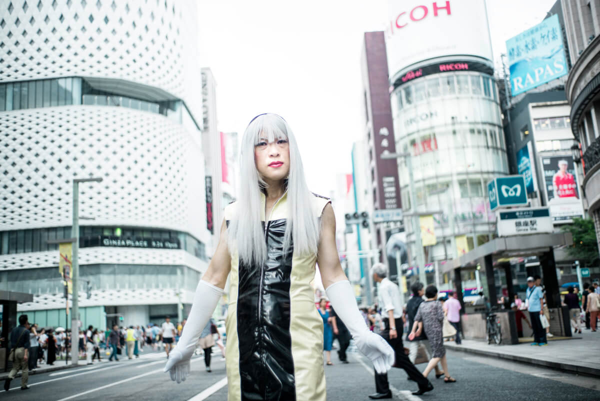 Ginza cosplayer
