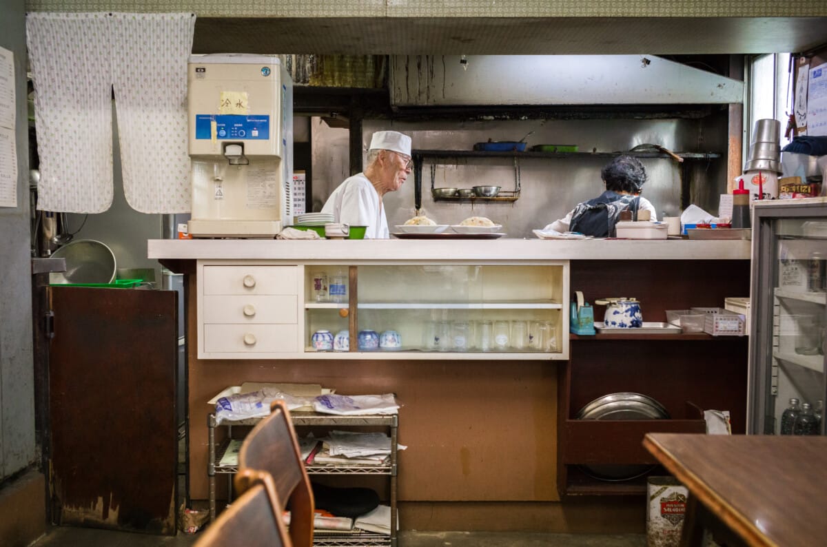 A half-century old Japanese restaurant and its elderly owners