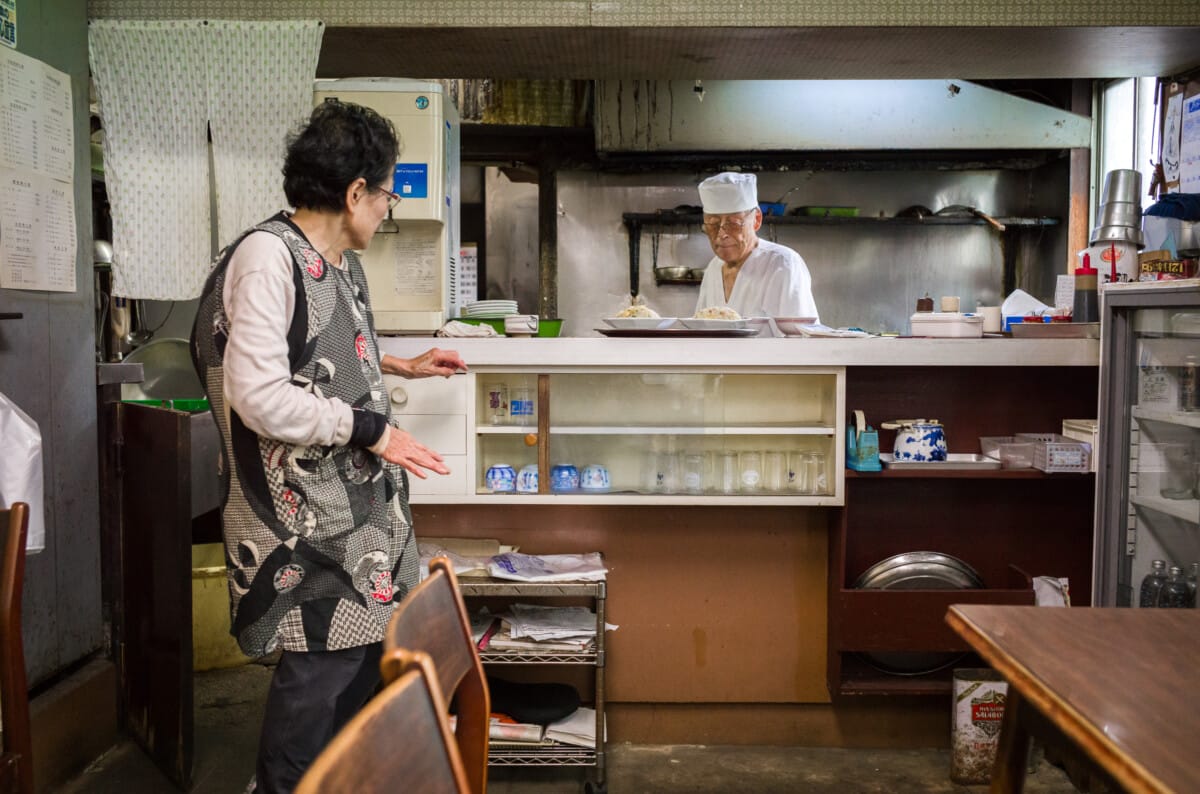 A half-century old Japanese restaurant and its elderly owners