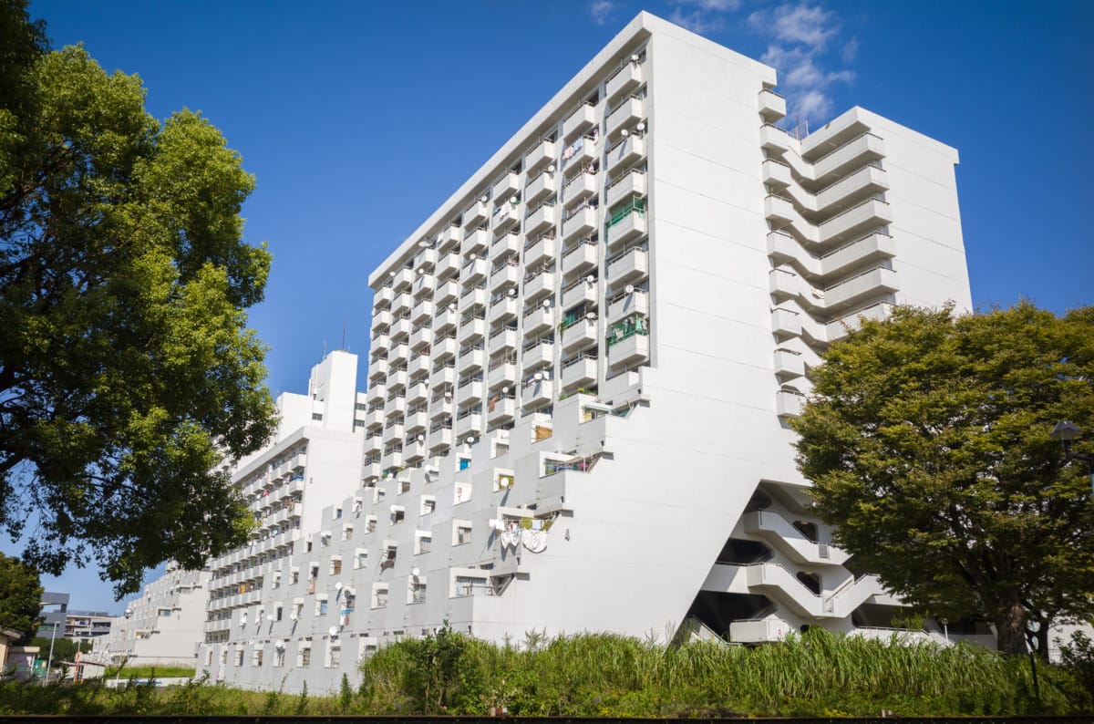 A huge and dated Japanese government housing complex