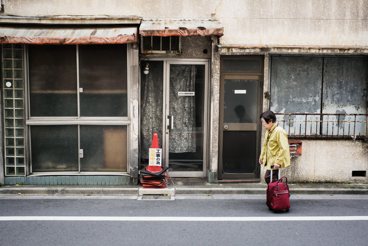 Old crumbling and abandoned Tokyo