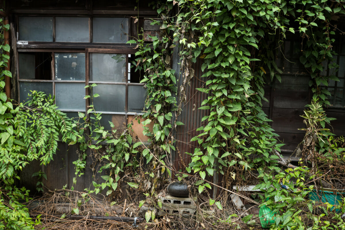 A sad and quietly decaying old Tokyo house
