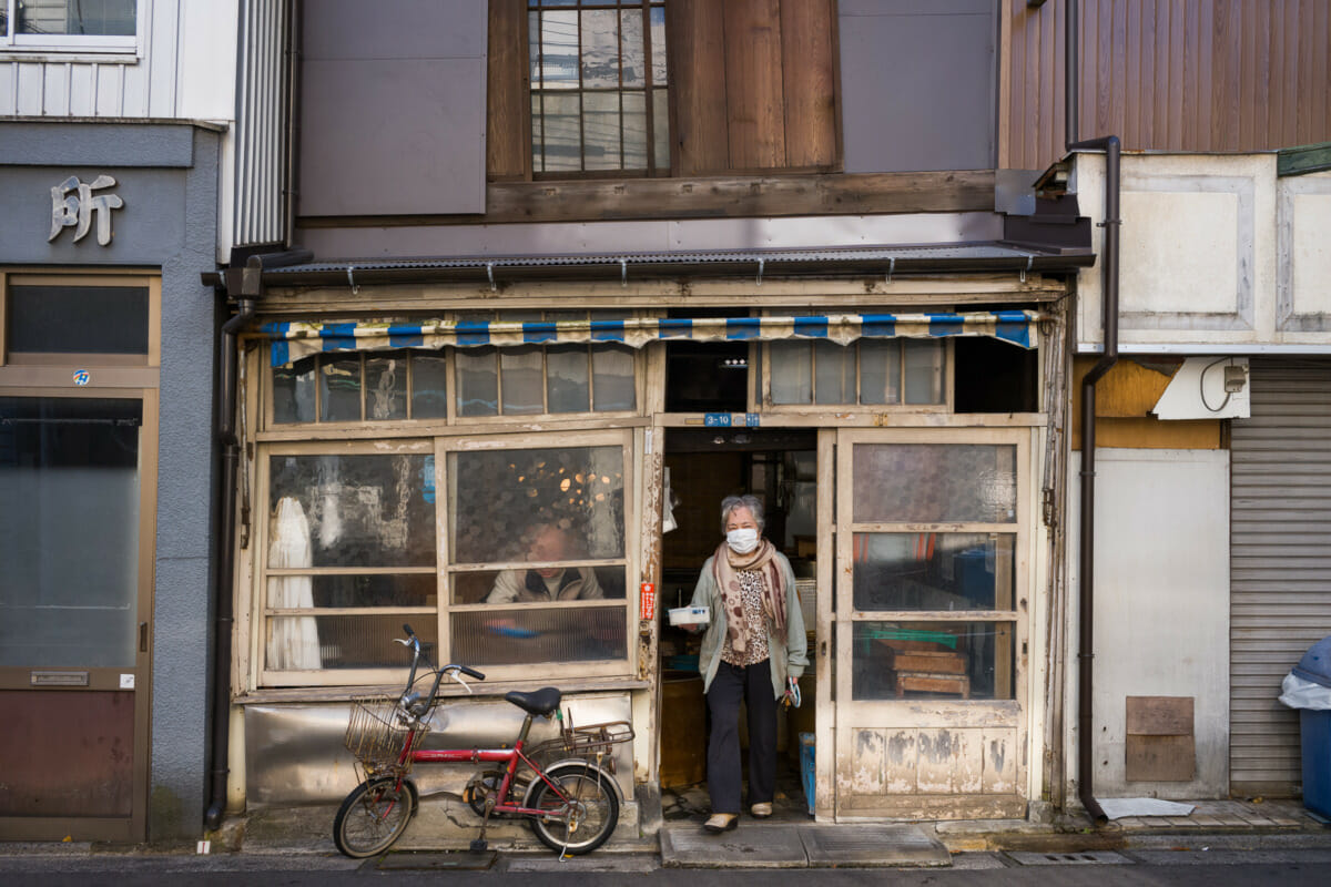an old and local tokyo tofu shop
