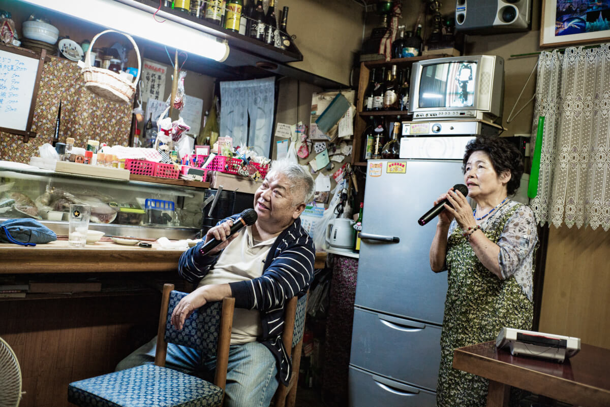 old style Tokyo bar with karaoke