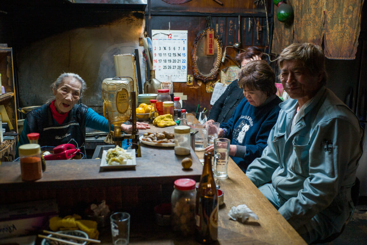 a unique and wonderfully grimy little Tokyo bar