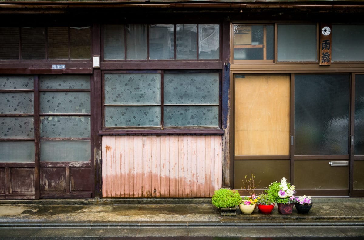 old Tokyo in the rain