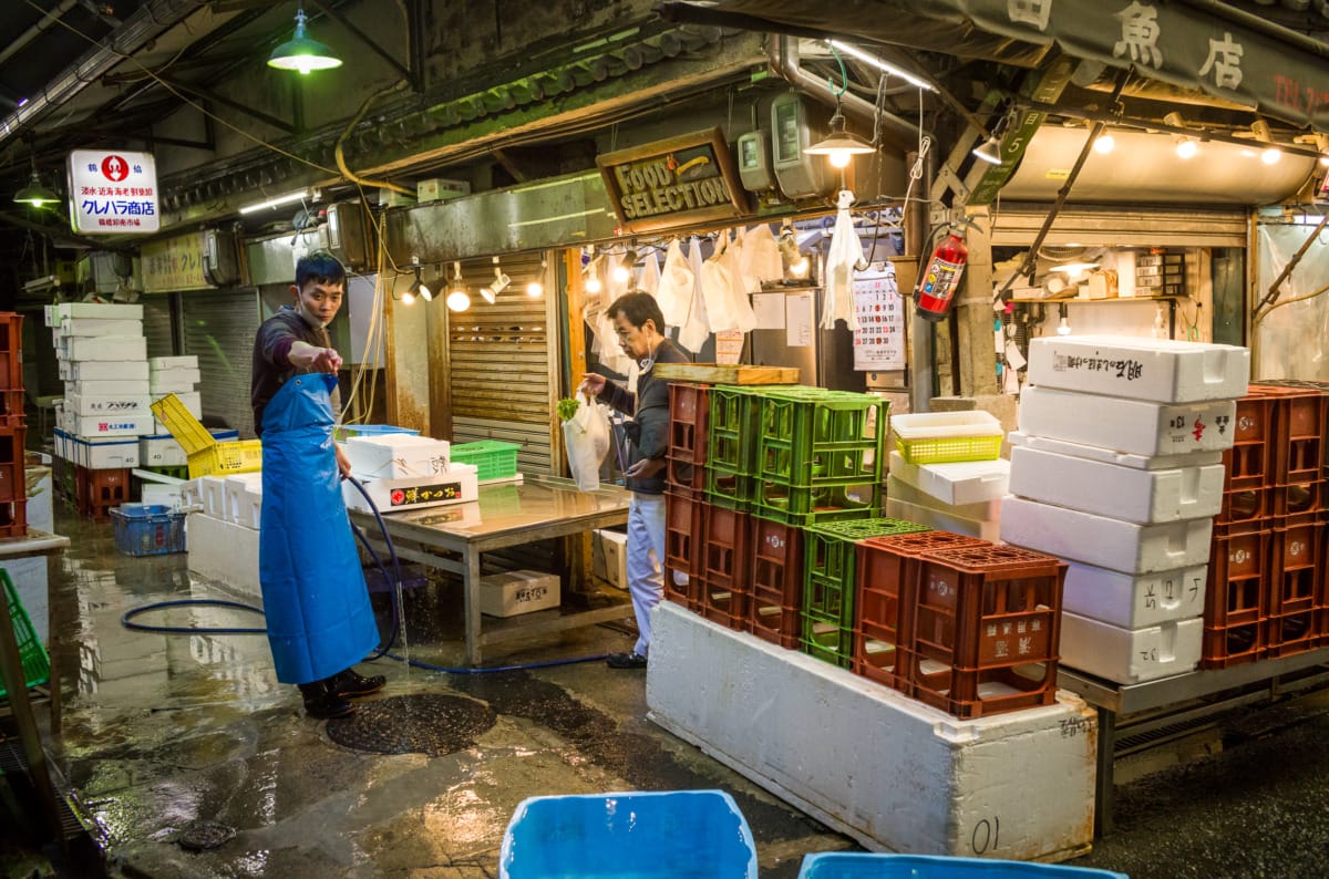Osaka market scenes