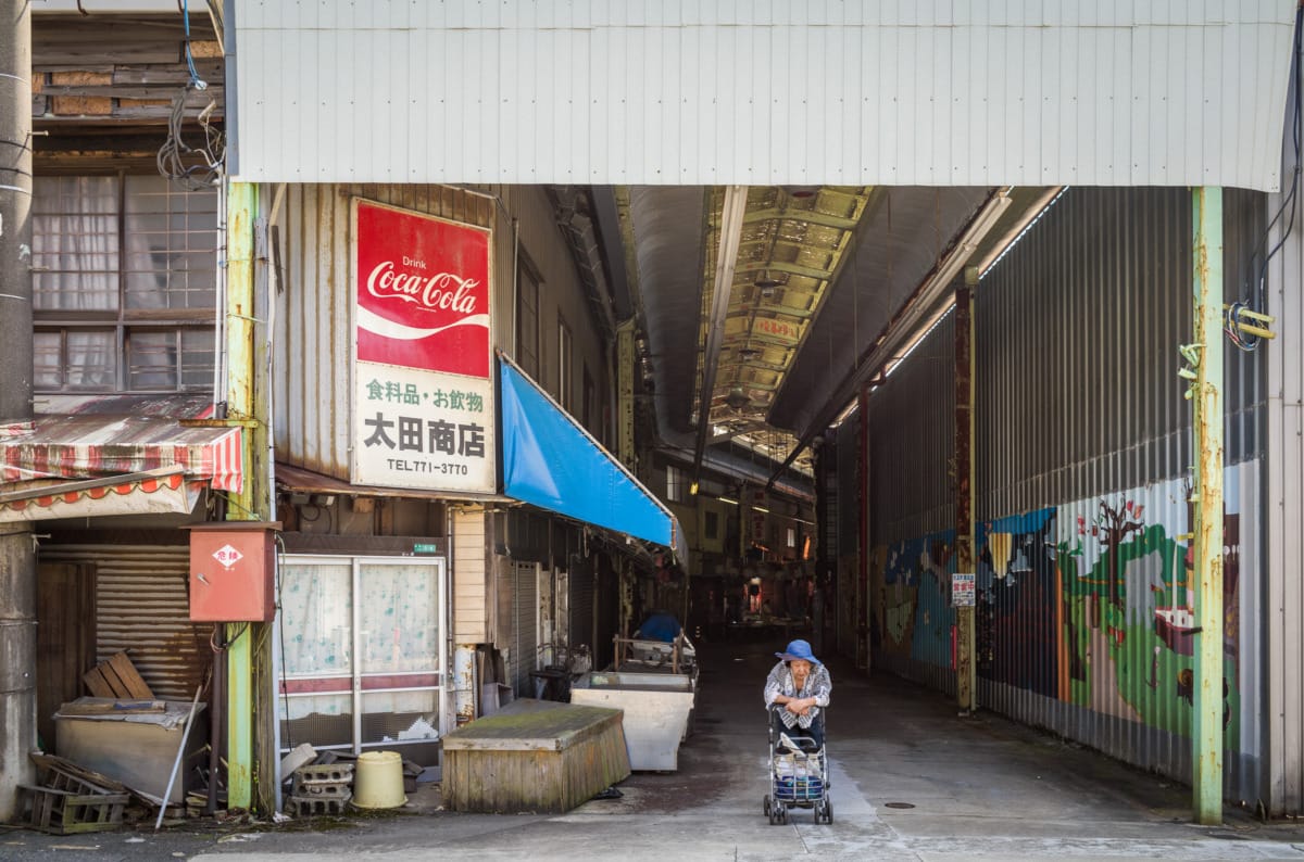 A post-war and now mostly shuttered up Japanese market