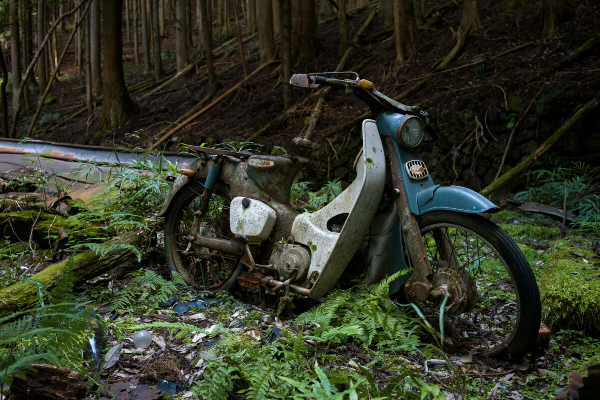 the silence and decay of an abandoned Japanese mountain village