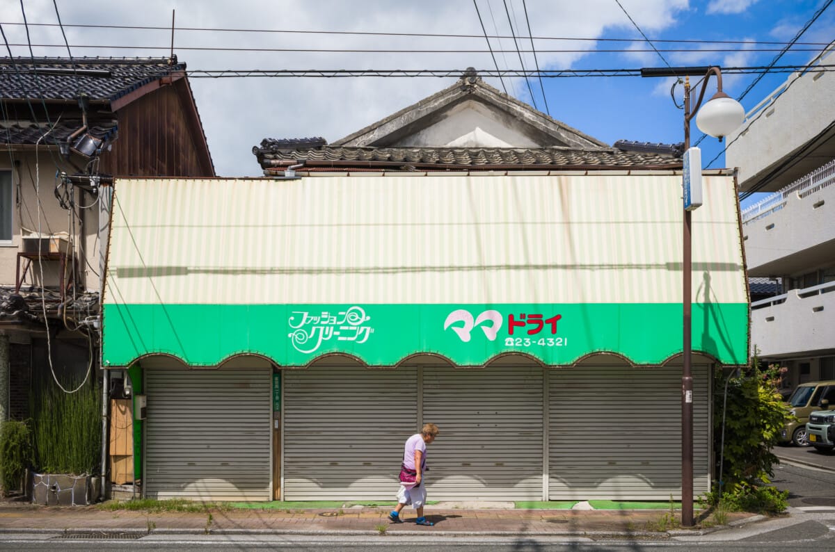 The colours and quiet scenery of a slowly declining Japanese town